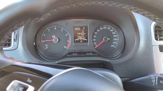 запуск холодного двигателя Volkswagen polo cwva