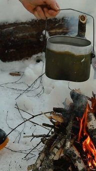 Бушкрафт в лесу - Зимний поход в лес