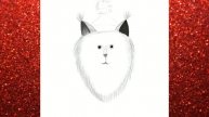 МК Как нарисовать новогоднего кота в procreate 🐈🎄 | How to draw a Christmas cat in procreate 🐈🎄