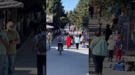 🔥 А вот какая обстановка в Судаке на сегодня, народ загорает, 🏖️ гуляет, 🕺🏼всё как и должно быть
