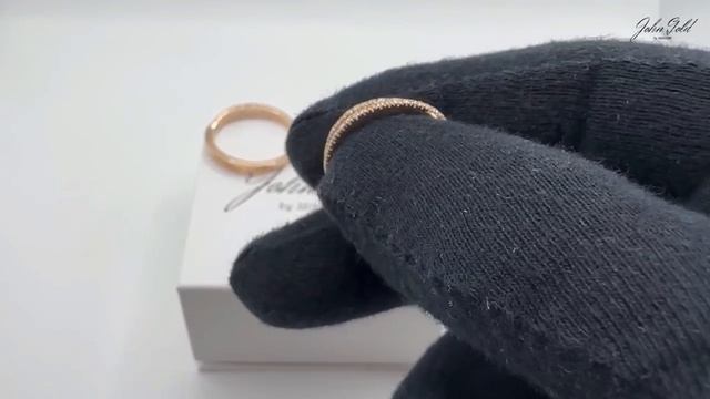 Пара обручальных колец из желтого золота с природными бриллиантами «Тиноль Классик»