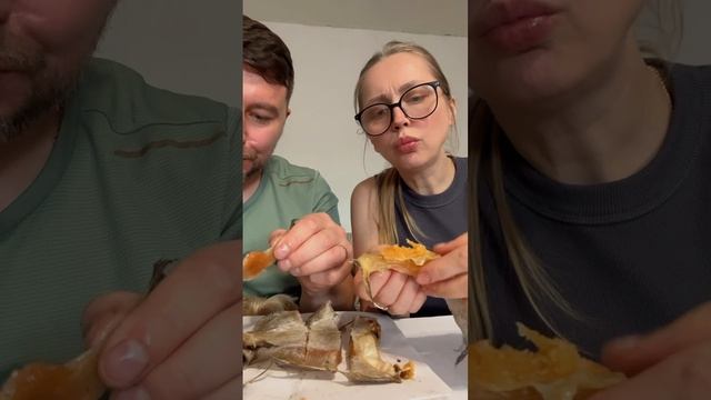 Мукбанг/Камбала, очень жирная 😋
