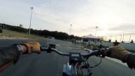 Батут работает! Складной электромотоцикл REX-1 . Проверка надежности на Electrofest Racing.