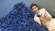А4 ЭКСПЕРИМЕНТЫ - СКОЛЬКО ЧЕРНИЛ в 10000 РУЧЕК ! ВЛАД А4