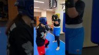 Тренировка женской сборной по боксу на базе ФОК Молодежный, город Владивосток