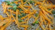 Гречневая каша с огурцом и оливками