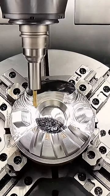 5-Axis CNC Milling of Steel with an Emuge-Franken TiNox-Cut Series End Mill#cnc#cncshop