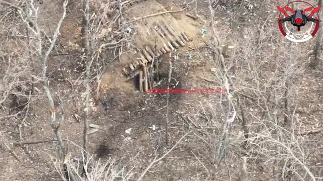 Совместная зачистка дроноводом и штурмовиком логово укропов