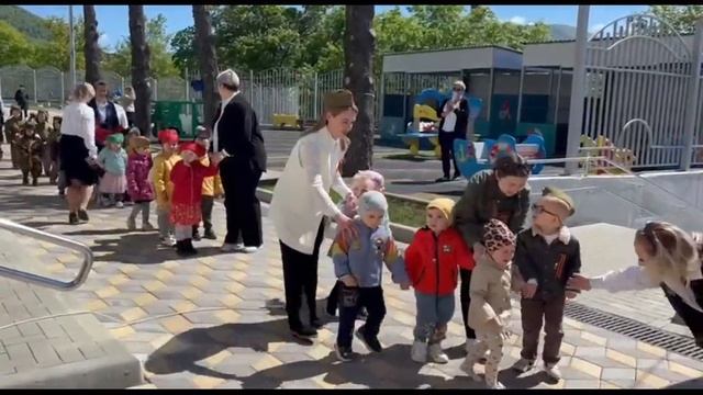 Парад дошколят, посвященный 80-летию Победы