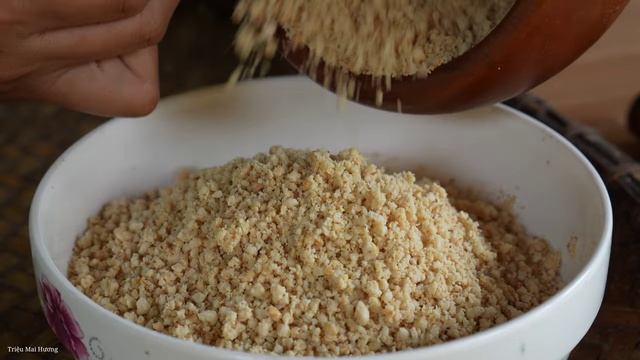"Recipe for Making Stuffed Sticky Rice Donuts to Sell at the Market | Trieu Mai Huong".