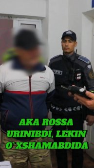 Ака вазиятдан чиқишга росса уриниб кўрибдилар, бироқ ўхшамабдида, аттанг...