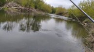 Мормышинг на реке 3 мая