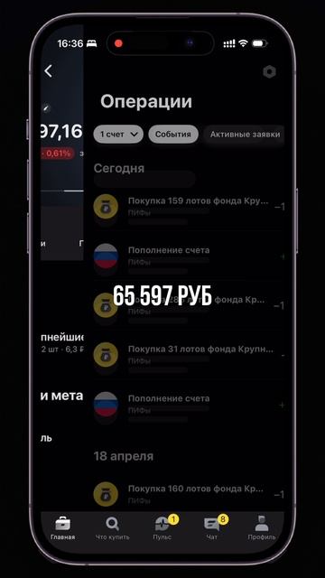 15 месяцев инвестировал в индекс московской биржи 1000 рублей в неделю