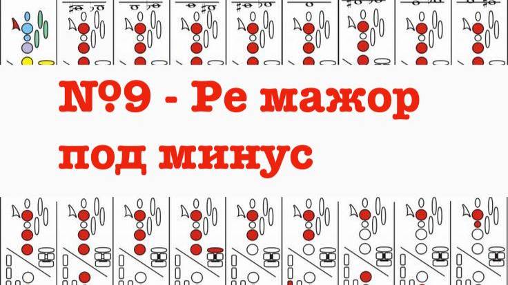№9 гамма ре мажор мажор под минус. Гаммы легко и продуктивно.