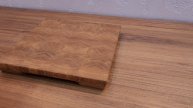 Торцевая разделочная доска из массива дуба