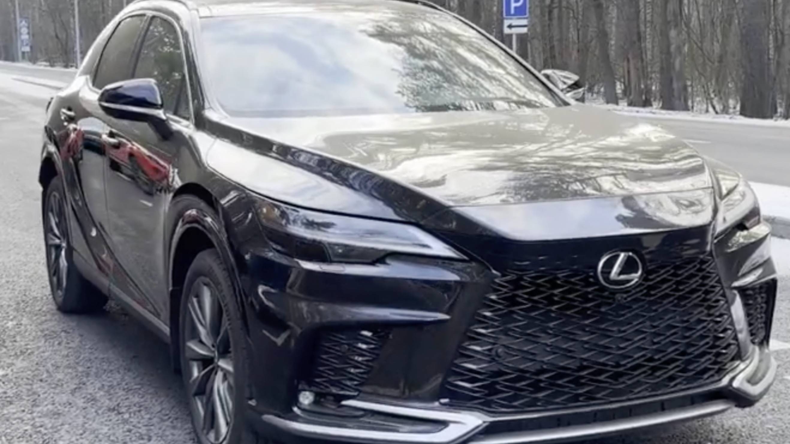 Lexus RX 350 черный с черным салоном