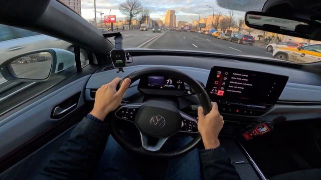 2022 Volkswagen ID.4 / Фольксваген ИД4 электромобиль 204 л.с. | Тест драйв от первого лица