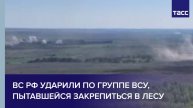 ВС РФ ударили по группе ВСУ, пытавшейся закрепиться в лесу