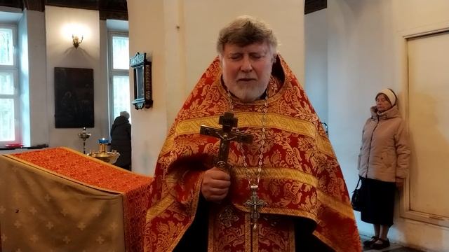 03.05.2025
Проповедь о. Валентина после Молебна святому Уару о некрещеных усопших