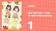 Дни проходят, а еда по-прежнему хороша 1 серия (аниме-сериал, 2025)
