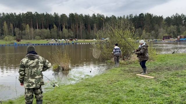 Поимки на основном водоеме!!!