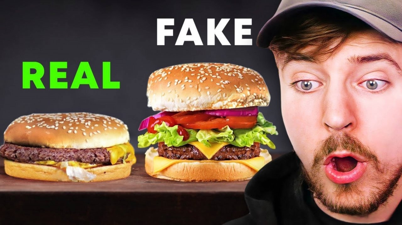 Мистер Бист Настоящая и фальшивая реклама!