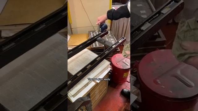 Routine maintenance on our 170 year old Washington hand press [fqLnFhpuZDg]