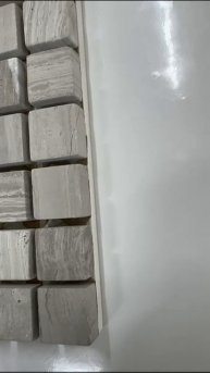 Мраморная мозаика Вайт Вуден