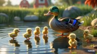 Детский мультик с песенкой про уточку