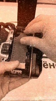 Заправка пленки в фотоаппарат!