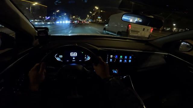 2024 GAC GS3 / ГАК ГС3 1.5 Турбо робот 170 л.с. | Ночной тест-драйв от первого лица | Разгон 0-100