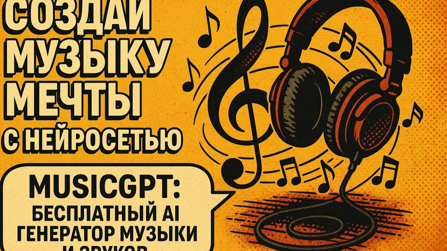 Создай Музыку Мечты с Нейросетью | MusicGPT: Бесплатный AI Генератор Музыки и Звуков