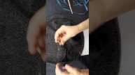 Свитер из альпаки погон часть 4.