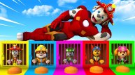 Игра PAW Patrol Ultimate Rescue с длинным слайдом с коровой Слоном Гориллой Бегемотом Тигром