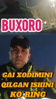 ГАИ ходимини қилган ишини кўринг, шу қадар оғир ва босиқлик билан ҳаракат қилган экан