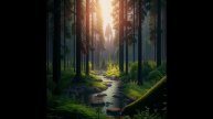 Фото Сибири и музыка для фона со звуками леса