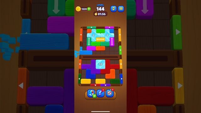 unblock jam puzzle уровень 143 и 144