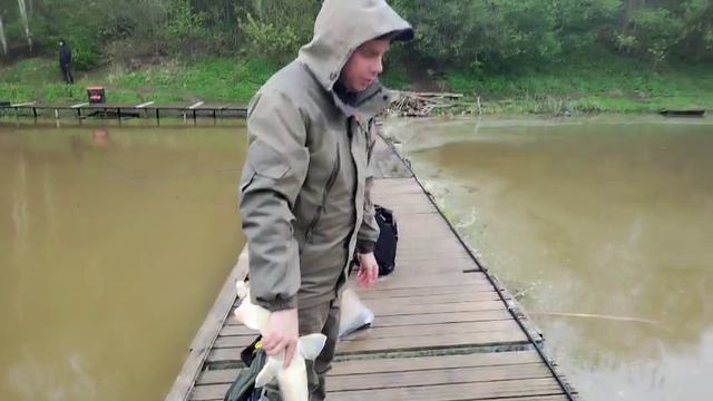 Осётр на опарика с кукой.Основной водоём
