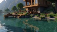 Майнкрафт: Верстак на побережье реки — начинаем строить у воды! 🏞️🛠️