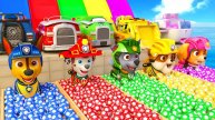 Игра PAW Patrol Ultimate Rescue с длинным слайдом с коровой Слоном Гориллой Бегемотом Тигром