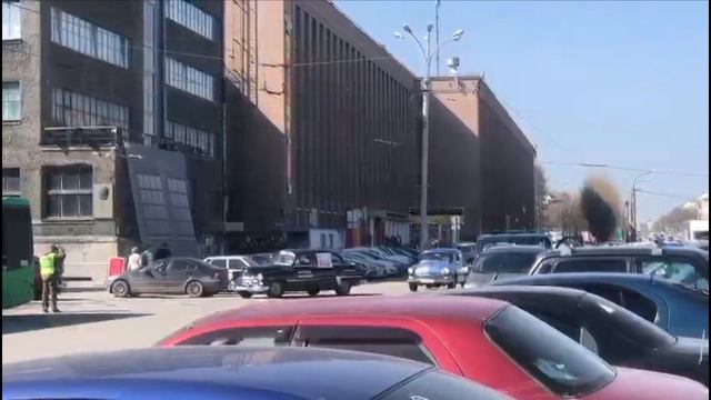 Ретро авто пробег к дню победы.