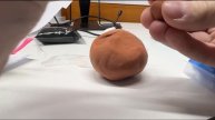 Кеша из Ми-ми-мишек лепим из воздушного пластилина