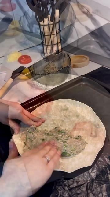 Ленивые ПП чебуреки в духовке🔥