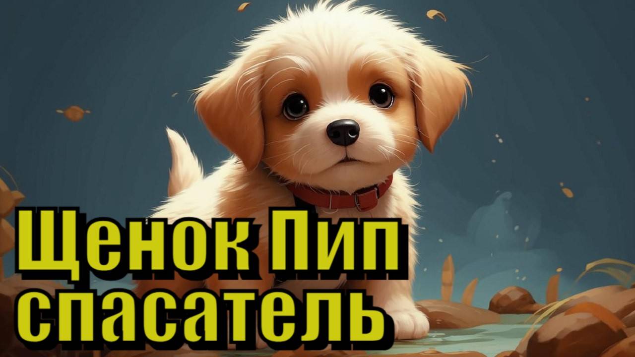 Мультик для детей про доброго щенка. Щенок спасатель. Мультик для малышей.
