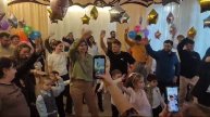 Флешмоб с родителями на Звёздный Выпускной детского сада "Журавлик" 2025 год