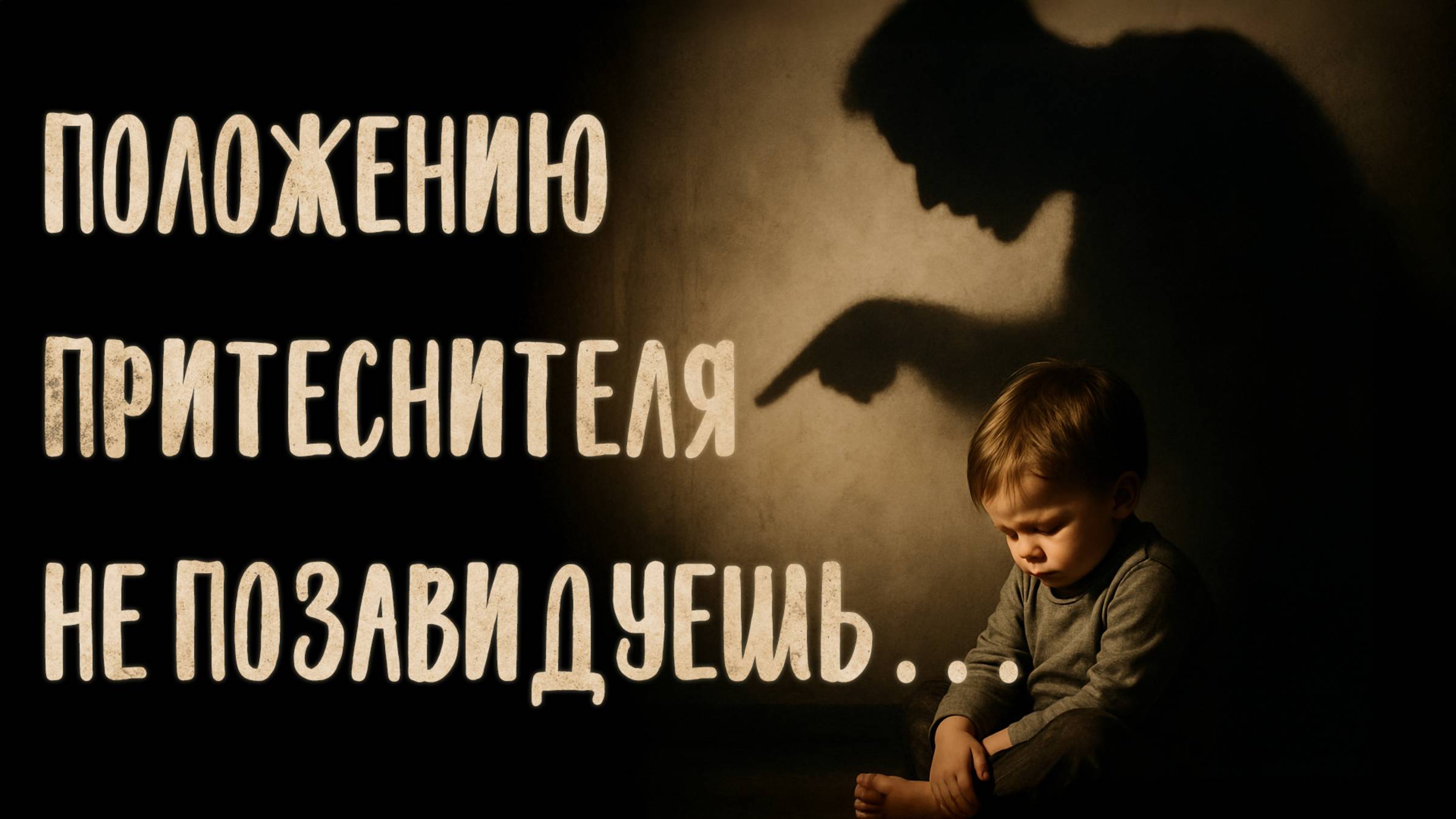ПОЛОЖЕНИЮ ПРИТЕСНИТЕЛЯ НЕ ПОЗАВИДУЕШЬ...