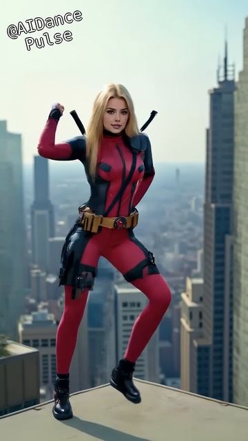 AI Lady Deadpool parody [Bye Bye Bye] #deadpool #ladydeadpool #byebyebye #marvel #aidance #ai #dance