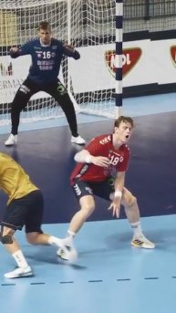 1️⃣🆚1️⃣ Nightmare 😭🫣 #håndbold #handball #ehfeuro2024