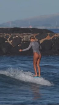@haleysurfergirl (IG) hangin’ heels! #surf #surfing #surfergirl #surfgirl #surfers #waves #hawaii