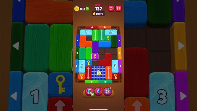 unblock jam puzzle уровень 137
